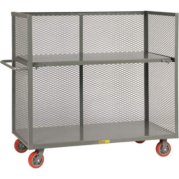 Little Giant - 3,600 Lb Capacity, 1 Shelf, Shelf Truck - 60" Long x 30" Wide x 57" High - Eagle Tool & Supply