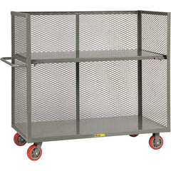 Little Giant - 3,600 Lb Capacity, 1 Shelf, Shelf Truck - 60" Long x 30" Wide x 57" High - Eagle Tool & Supply