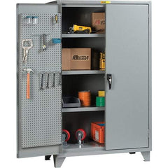 Little Giant - 3 Shelf Storage Cabinet - Steel, 60" Wide x 26" Deep x 78" High - Eagle Tool & Supply