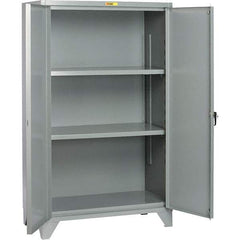 Little Giant - 2 Shelf Storage Cabinet - Steel, 48" Wide x 26" Deep x 78" High - Eagle Tool & Supply