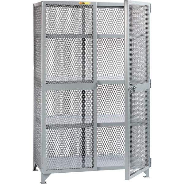Little Giant - 3 Shelf Storage Cabinet - Steel, 49" Wide x 33" Deep x 78" High - Eagle Tool & Supply