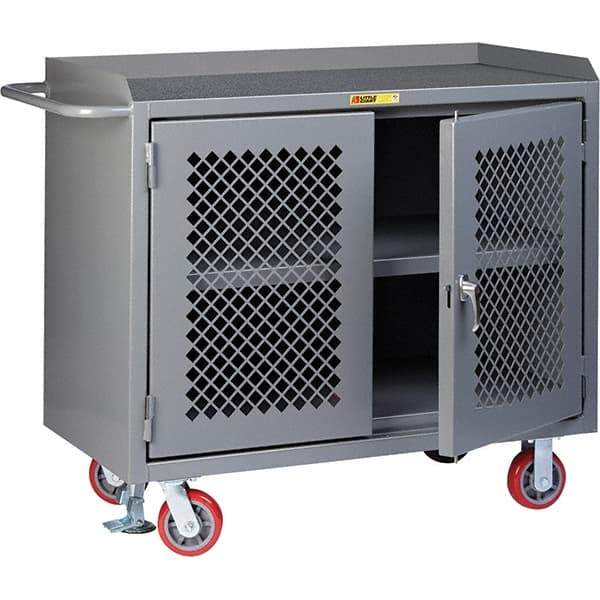 Little Giant - 3,600 Lb Capacity, 2 Drawer Mobile Cabinet - 48" Wide x 43" High - Eagle Tool & Supply