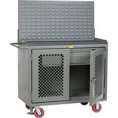 Little Giant - 3,600 Lb Capacity, 1 Drawer Mobile Cabinet - 48" Wide x 65" High - Eagle Tool & Supply