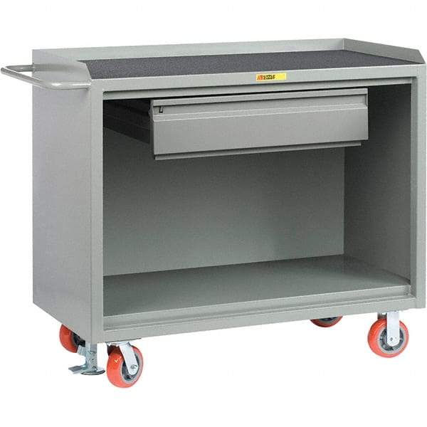 Little Giant - 3,600 Lb Capacity, 1 Drawer Mobile Cabinet - 48" Wide x 43" High - Eagle Tool & Supply