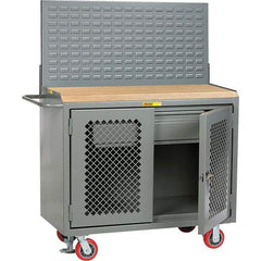 Little Giant - 3,600 Lb Capacity, 1 Drawer Mobile Cabinet - 48" Wide x 65" High - Eagle Tool & Supply
