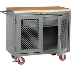 Little Giant - 3,600 Lb Capacity, 1 Drawer Mobile Cabinet - 48" Wide x 43" High - Eagle Tool & Supply