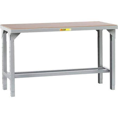 Little Giant - 84 Wide x 36" Deep x 41" High, Steel Workbench - Adjustable Height Legs - Eagle Tool & Supply