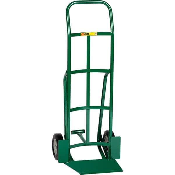 Little Giant - 800 Lb Capacity 47" OAH Hand Truck - Continuous Handle, Steel, Rubber Wheels - Eagle Tool & Supply