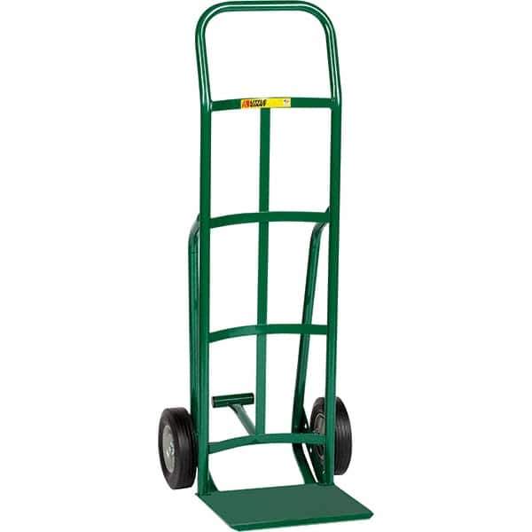 Little Giant - 800 Lb Capacity 47" OAH Hand Truck - Continuous Handle, Steel, Rubber Wheels - Eagle Tool & Supply