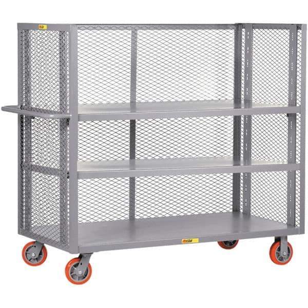 Little Giant - 3,600 Lb Capacity, 2 Shelf, Shelf Truck - 48" Long x 24" Wide x 57" High - Eagle Tool & Supply