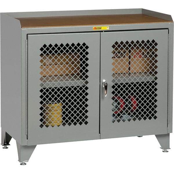 Little Giant - 2,000 Lb Capacity, 1 Drawer Mobile Cabinet Bench - 24" Wide x 43" High - Eagle Tool & Supply