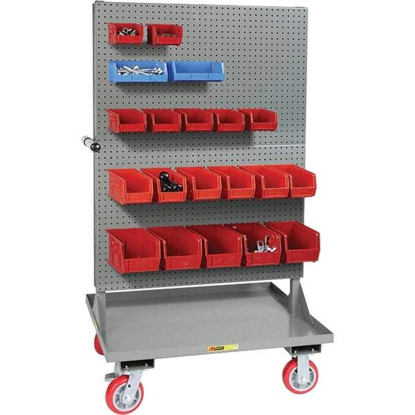 Little Giant - 30" Wide x 36" Long x 64" High Cart - Steel, Polyurethane Casters - Eagle Tool & Supply