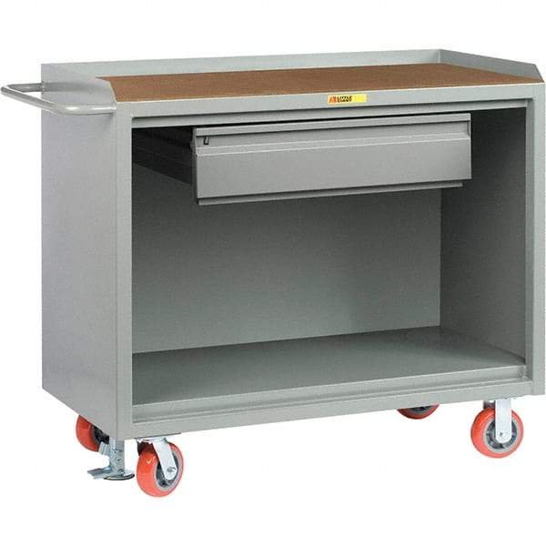 Little Giant - 3,600 Lb Capacity, 1 Drawer Mobile Cabinet - 48" Wide x 43" High - Eagle Tool & Supply