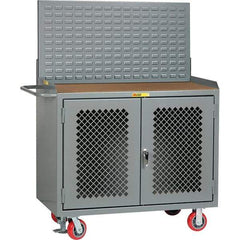 Little Giant - 3,600 Lb Capacity Mobile Cabinet - 48" Wide x 64" High - Eagle Tool & Supply