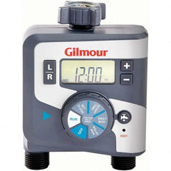 Gilmour - Lawn Sprinkler Timers Type: Auto ON/OFF Dual Outlet Electronic Timer Number of Watering Modes: 1 - Eagle Tool & Supply