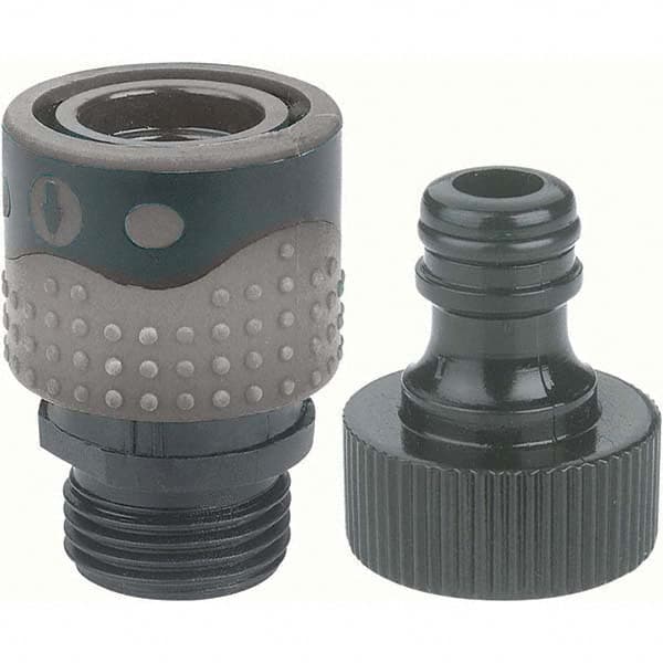 Gilmour - Garden Hose Fittings & Repair Kits Type: Connector Connector Type: Male; Female - Eagle Tool & Supply