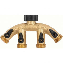 Gilmour - Garden Hose Fittings & Repair Kits Type: Shut-Off Valve Connector Type: Male; Female - Eagle Tool & Supply