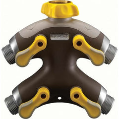 Nelson - Garden Hose Fittings & Repair Kits Type: Shut-Off Valve Connector Type: Male; Female - Eagle Tool & Supply