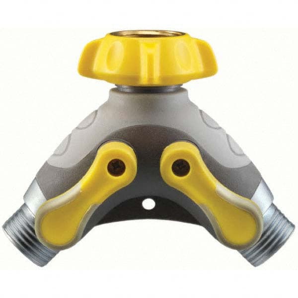 Nelson - Garden Hose Fittings & Repair Kits Type: Shut-Off Valve Connector Type: Male; Female - Eagle Tool & Supply