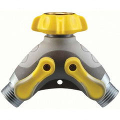 Nelson - Garden Hose Fittings & Repair Kits Type: Shut-Off Valve Connector Type: Male; Female - Eagle Tool & Supply