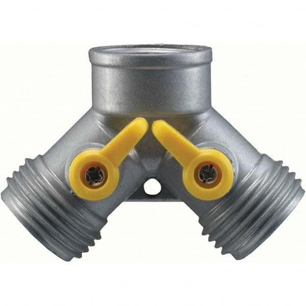 Nelson - Garden Hose Fittings & Repair Kits Type: Shut-Off Valve Connector Type: Male; Female - Eagle Tool & Supply