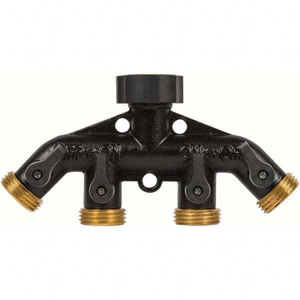 Gilmour - Garden Hose Fittings & Repair Kits Type: Shut-Off Valve Connector Type: Male; Female - Eagle Tool & Supply