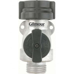 Gilmour - Garden Hose Fittings & Repair Kits Type: Shut-Off Valve Connector Type: Male; Female - Eagle Tool & Supply