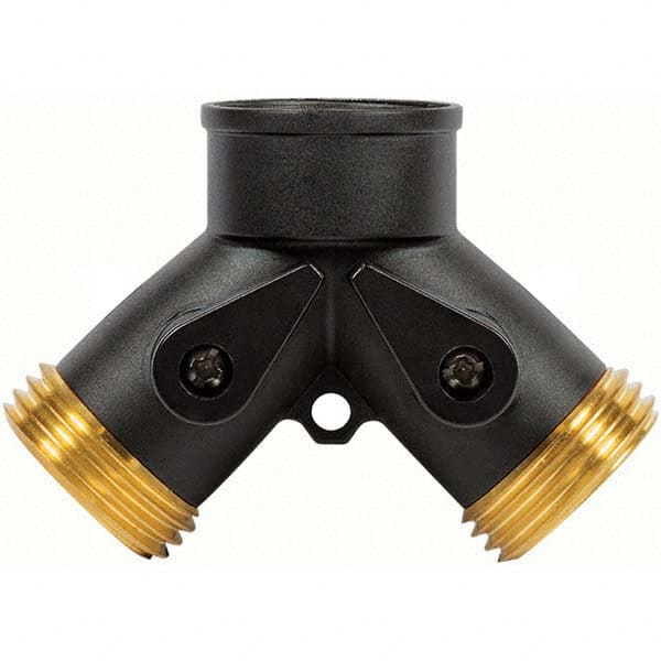Gilmour - Garden Hose Fittings & Repair Kits Type: Shut-Off Valve Connector Type: Male; Female - Eagle Tool & Supply