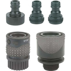 Gilmour - Garden Hose Fittings & Repair Kits Type: Connector Connector Type: Male; Female - Eagle Tool & Supply