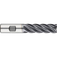 Guhring - 1/2" Diam 5 Flute Solid Carbide 0.12" Corner Radius End Mill - Eagle Tool & Supply
