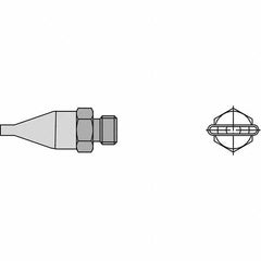 Weller - Soldering Iron Tips; Type: Flat Nozzle ; For Use With: HAP1; HAP200; WXHAP200