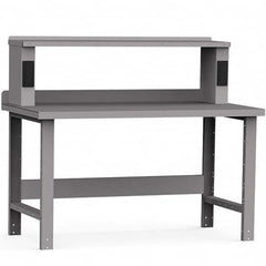 Stationary Workbench: Modern Gray 1,100 lb Capacity