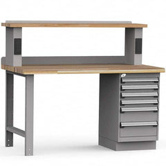 Rousseau Metal - Stationary Work Benches, Tables Type: Work Bench Top Material: Laminated Wood - Eagle Tool & Supply