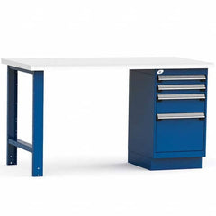Rousseau Metal - Stationary Work Benches, Tables Type: Work Bench Top Material: Laminated Plastic - Eagle Tool & Supply