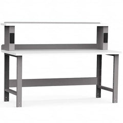 Rousseau Metal - Stationary Work Benches, Tables Type: Work Bench Top Material: Laminated Plastic - Eagle Tool & Supply
