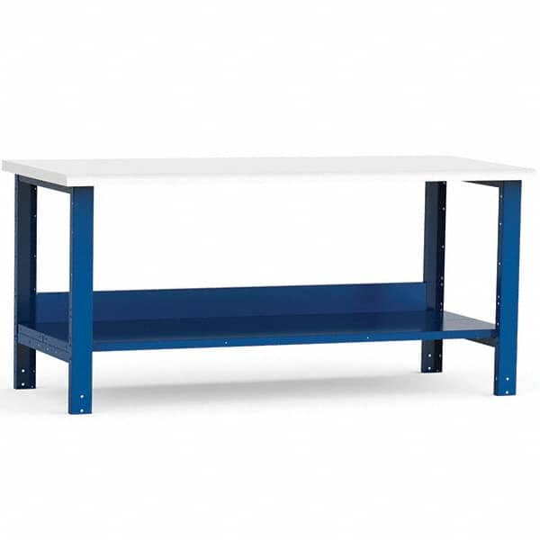 Rousseau Metal - Stationary Work Benches, Tables Type: Work Bench Top Material: Laminated Plastic - Eagle Tool & Supply