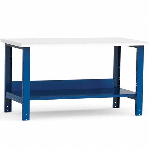 Rousseau Metal - Stationary Work Benches, Tables Type: Work Bench Top Material: Laminated Plastic - Eagle Tool & Supply