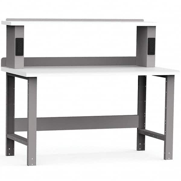 Rousseau Metal - Stationary Work Benches, Tables Type: Work Bench Top Material: Laminated Plastic - Eagle Tool & Supply