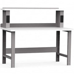 Rousseau Metal - Stationary Work Benches, Tables Type: Work Bench Top Material: Laminated Plastic - Eagle Tool & Supply