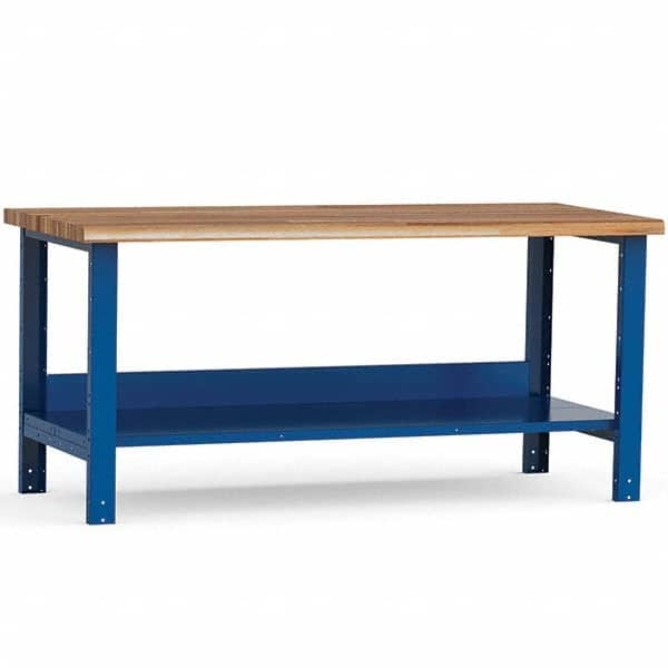 Rousseau Metal - Stationary Work Benches, Tables Type: Work Bench Top Material: Laminated Wood - Eagle Tool & Supply