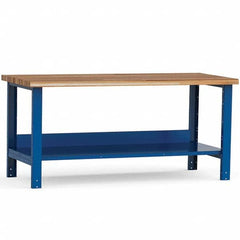 Rousseau Metal - Stationary Work Benches, Tables Type: Work Bench Top Material: Laminated Wood - Eagle Tool & Supply