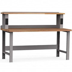 Rousseau Metal - Stationary Work Benches, Tables Type: Work Bench Top Material: Laminated Wood - Eagle Tool & Supply