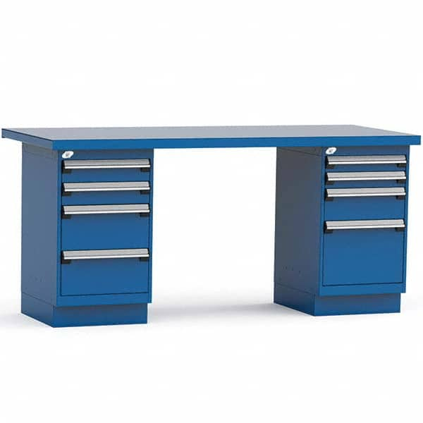 Stationary Workbench: Avalanche Blue 1,100 lb Capacity