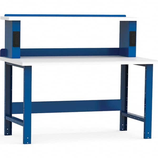 Rousseau Metal - Stationary Work Benches, Tables Type: Work Bench Top Material: Laminated Plastic - Eagle Tool & Supply