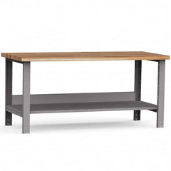 Rousseau Metal - Stationary Work Benches, Tables Type: Work Bench Top Material: Laminated Wood - Eagle Tool & Supply