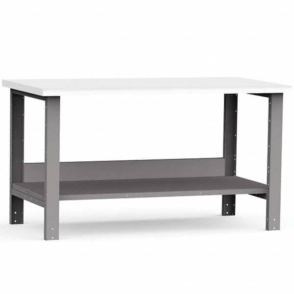 Rousseau Metal - Stationary Work Benches, Tables Type: Work Bench Top Material: Laminated Plastic - Eagle Tool & Supply