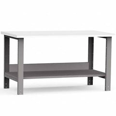 Rousseau Metal - Stationary Work Benches, Tables Type: Work Bench Top Material: Laminated Plastic - Eagle Tool & Supply