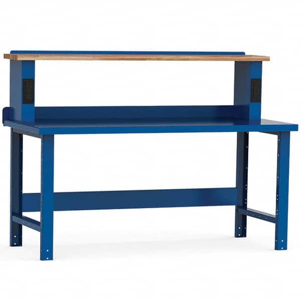 Rousseau Metal - Stationary Work Benches, Tables Type: Work Bench Top Material: Painted Steel - Eagle Tool & Supply