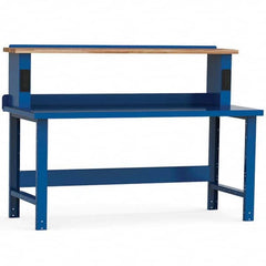Rousseau Metal - Stationary Work Benches, Tables Type: Work Bench Top Material: Painted Steel - Eagle Tool & Supply