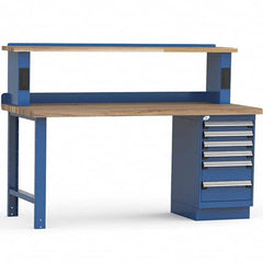 Rousseau Metal - Stationary Work Benches, Tables Type: Work Bench Top Material: Laminated Wood - Eagle Tool & Supply